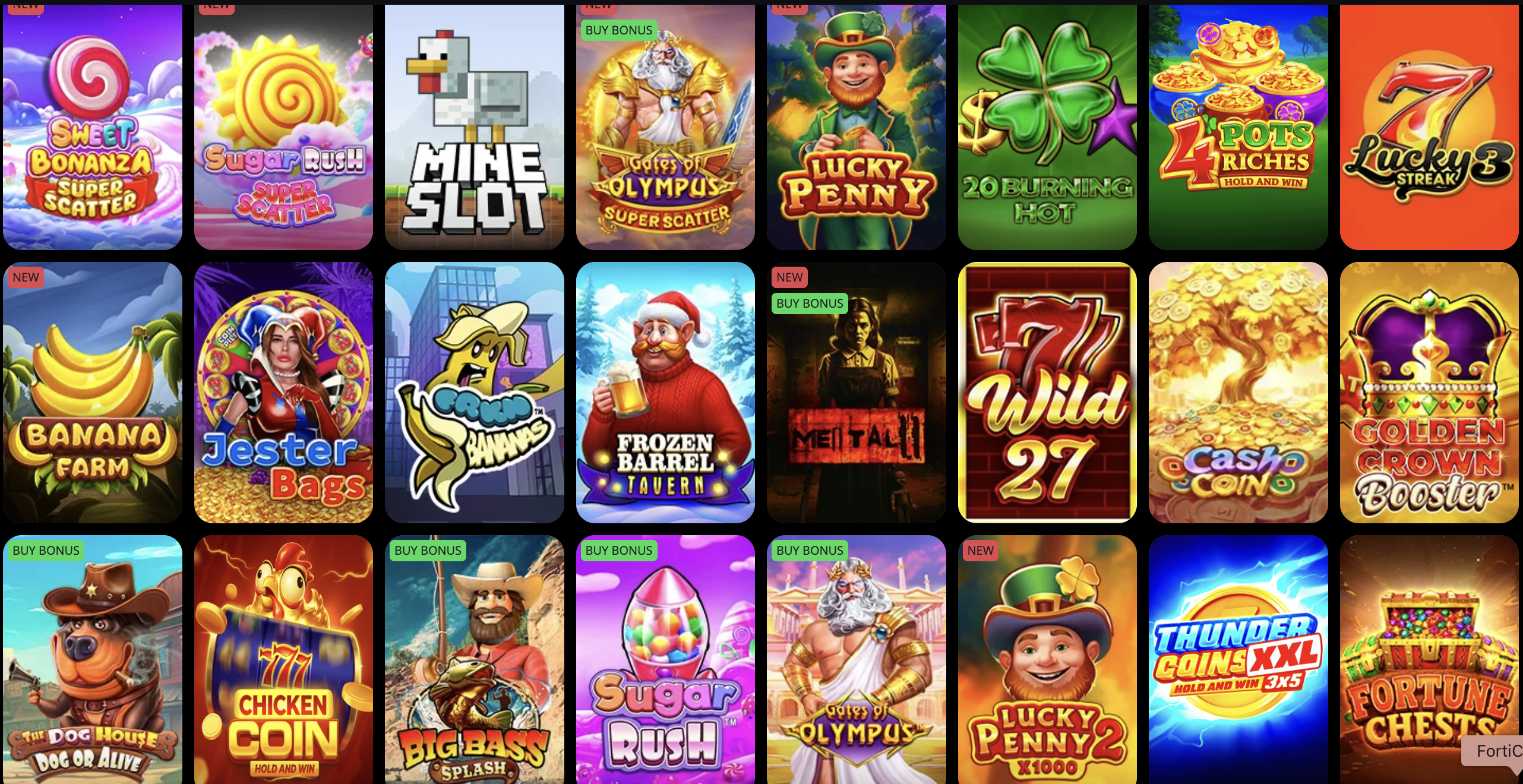 Каталог игровых автоматов Pokerbet с фильтрами по провайдерам и типам игр